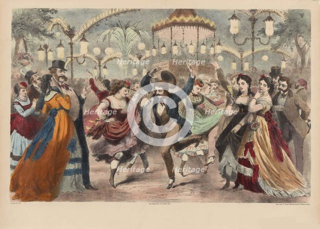 Le bal Mabile, c.1855. Creator: Provost, A. (active 1834-1855).