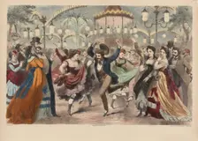 Le bal Mabile, c.1855. Creator: Provost, A. (active 1834-1855)