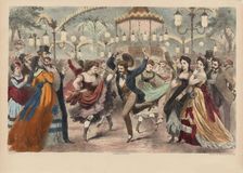 Le bal Mabile, c.1855. Creator: Provost, A. (active 1834-1855)