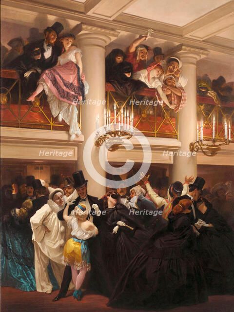 Le bal de l'Opéra (Ball at the Opera), 1866.