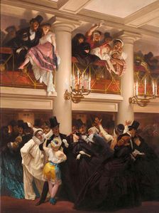 Le bal de l'Opéra (Ball at the Opera), 1866