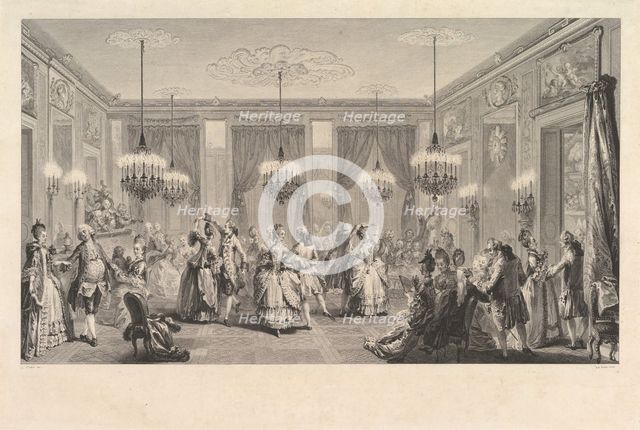 Le Bal Paré, 1774. Creator: Antoine Jean Duclos.
