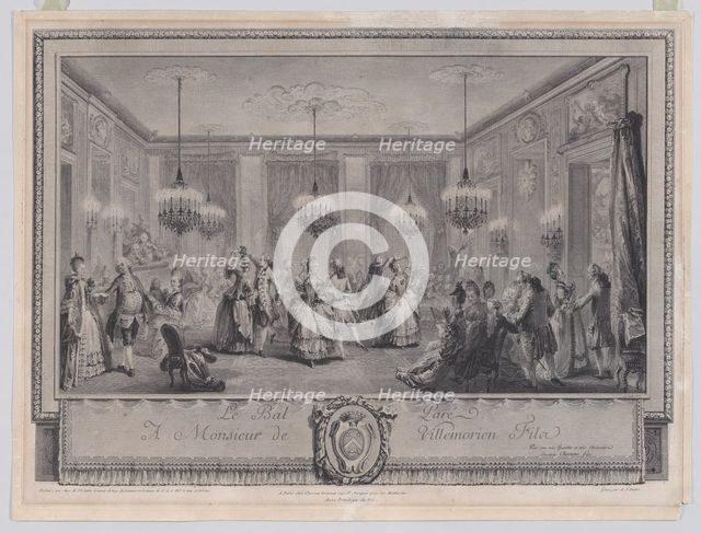 Le Bal Paré, 1774. Creator: Antoine Jean Duclos.