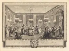 Le bal paré, 1774. Creator: Antoine Jean Duclos