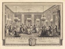 Le bal paré, 1774. Creator: Antoine Jean Duclos