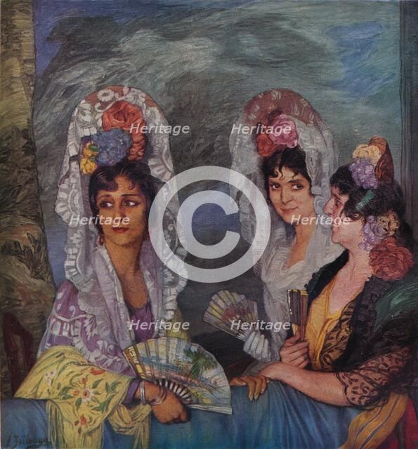 'Le Balcon', c1931. Artist: Ignacio Zuloaga.