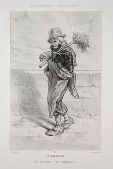 Le Balayeur. Creator: Paul Gavarni (French, 1804-1866)
