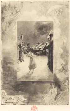 Le Bas-Hamet, 1879/1880. Creator: Felix Hilaire Buhot