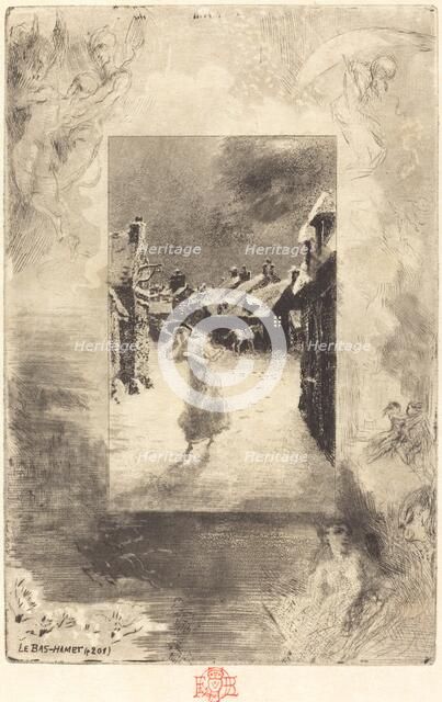 Le Bas-Hamet, 1879/1880. Creator: Felix Hilaire Buhot.