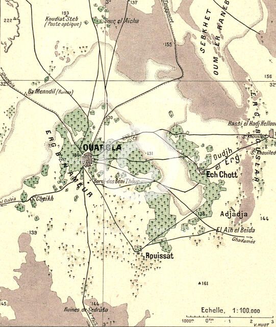 ''Le bas Sahara-Les Oasis, Ouargla; Afrique du nord', 1914. Creator: Unknown.