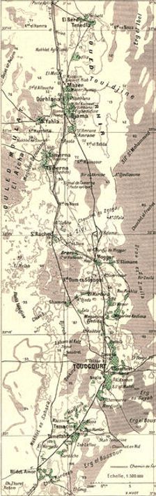 'Le bas Sahara-Les Oasis, Oued Rhir; Afrique du nord 1914. Creator: Unknown