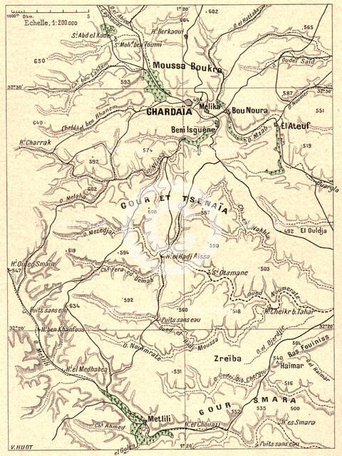 ''Le bas Sahara-Les Oasis, Mzab; Afrique du nord', 1914. Creator: Unknown.