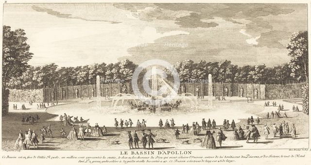 Le Bassin d'Apollon. The Apollo Basin. Creator: Jacques Rigaud.