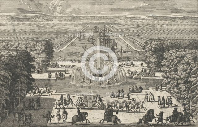 Le Bassin d'Apollon [The Fountain of Apollo, Versailles], 1680s. Creator: Adam Perelle.