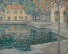 Le bassin du refuge, 1924. Creator: Le Sidaner, Henri (1862-1939)