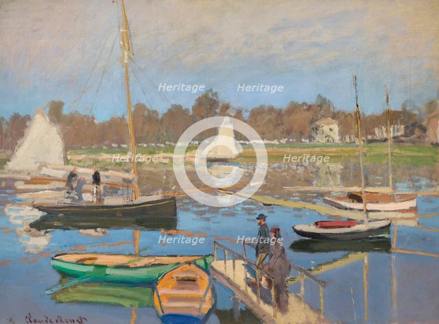 Le bassin d'Argenteuil, 1874. Creator: Monet, Claude (1840-1926).
