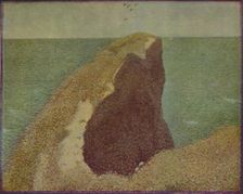 Le Bec Du Hoc, Grandcamp 1885, (1937). Creator: Georges-Pierre Seurat