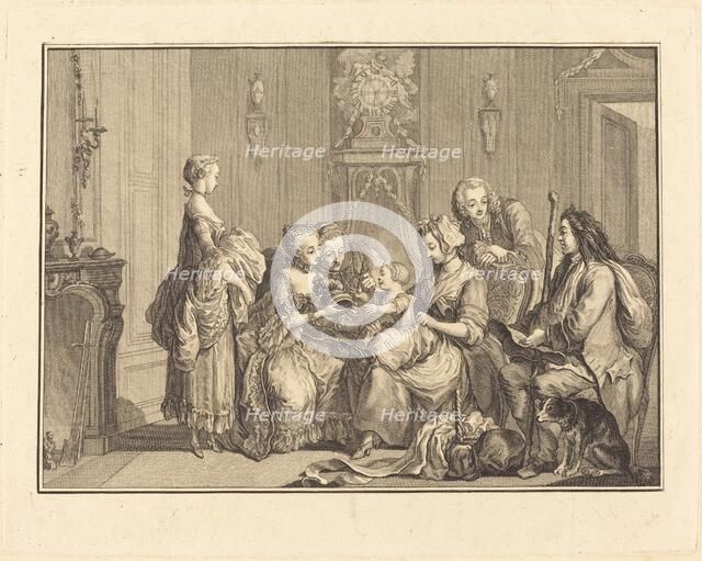 Le belle nourrice. Creators: Joseph de Longueil, Charles Eisen.