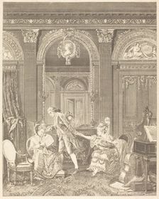 Le Billet doux, 1778. Creator: Nicolas Delaunay
