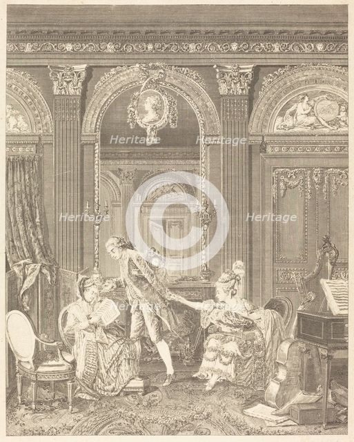 Le Billet doux, 1778. Creator: Nicolas Delaunay.