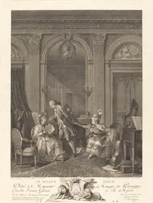 Le Billet doux, 1778. Creator: Nicolas Delaunay