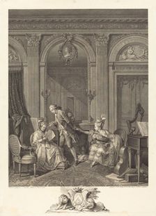 Le Billet doux, 1778. Creator: Nicolas Delaunay