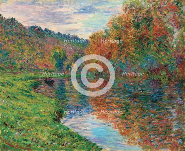Le bras de Jeufosse, automne, 1884. Creator: Monet, Claude (1840-1926).