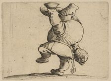 Le Buveur Vu de Dos (The Drinker Seen from Behind), from Varie Figure Gobbi, suite appe..., 1616-22. Creator: Jacques Callot