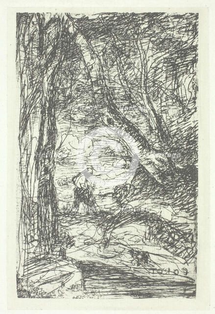 Le bucheron, possibly 1857, printed 1982. Creator: Charles Nègre.