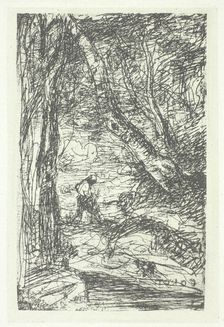 Le bucheron, possibly 1857, printed 1982. Creator: Charles Nègre