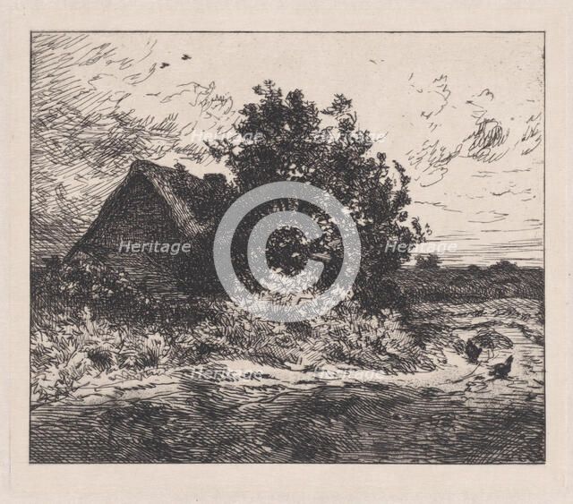 Le Buisson Kercassier, ca. 1875-80. Creator: Charles Emile Jacque.