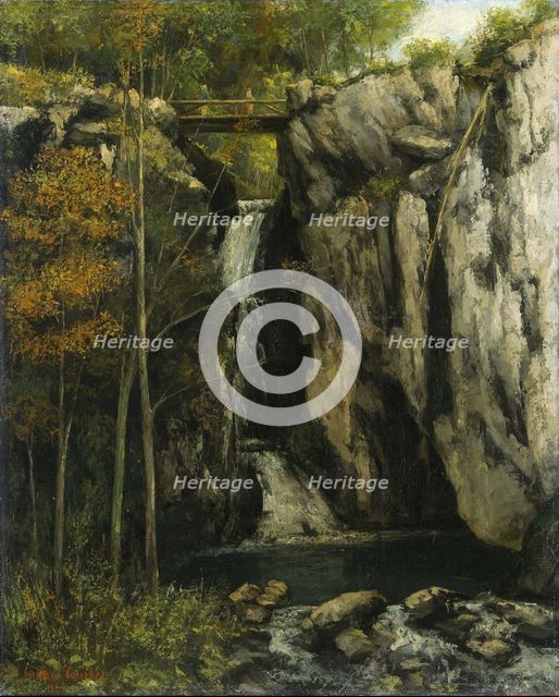 Le Gour de Conche, 1864.