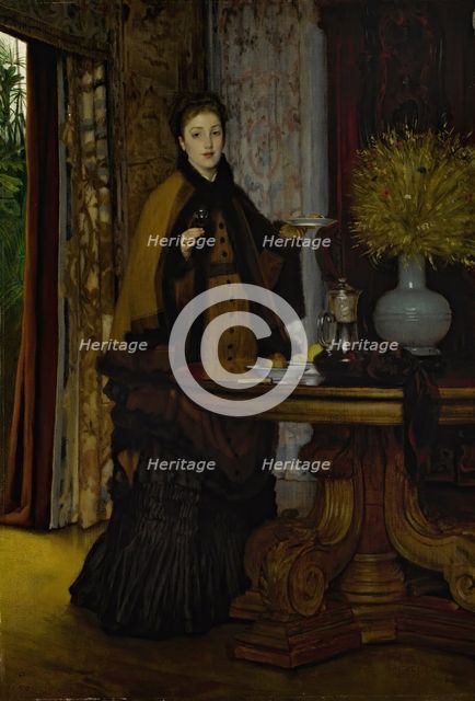 Le Goúter (Afternoon Tea), 1869. Creator: Tissot, James Jacques Joseph (1836-1902).