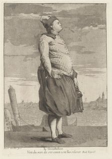 Le Gondolier, 1775. Creator: Giovanni David