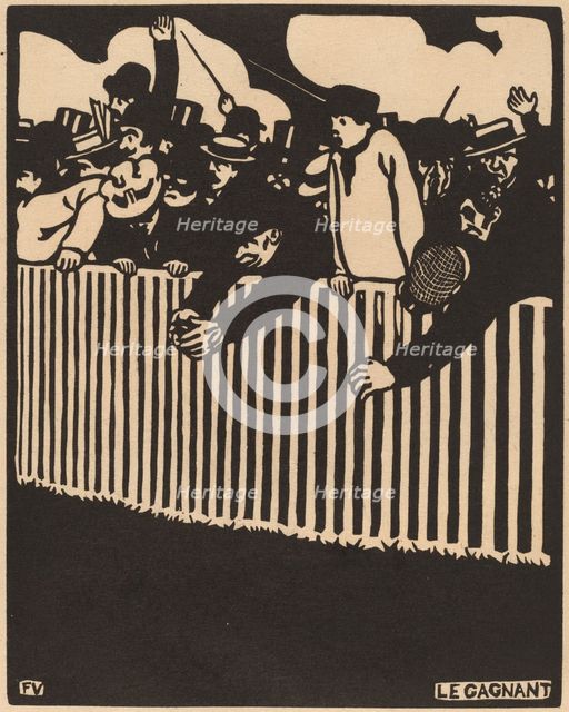 Le Gagnant (The Winner), 1898. Creators: Félix Vallotton, Ambroise Vollard.