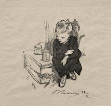 Le gamin a lorset, 1889. Creator: Auguste Louis Lepère (French, 1849-1918)