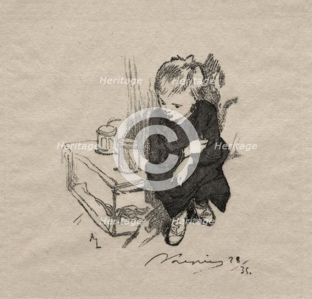 Le gamin a lorset, 1889. Creator: Auguste Louis Lepère (French, 1849-1918).