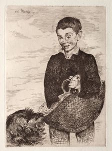 Le gamin au chien, avec le cabas. Creator: Edouard Manet (French, 1832-1883)