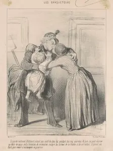 Le garde national Rifolard ..., 1848. Creator: Honore Daumier