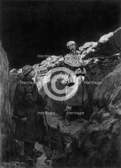 'Le Gardien du Créneau', 1915, (1926). Artist: Georges Bertin Scott