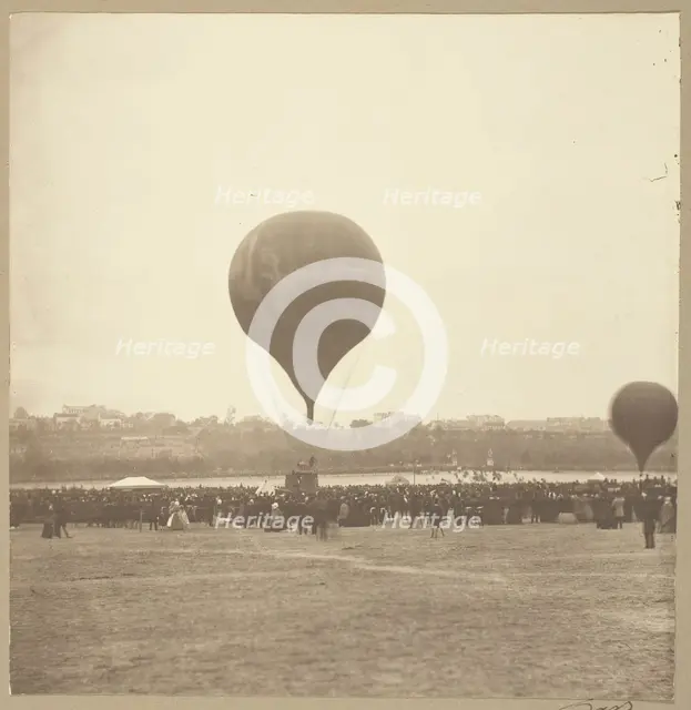 Le Geant, Champ de Mars, October 18, 1863, probably printed 1880/89. Creator: Nadar.