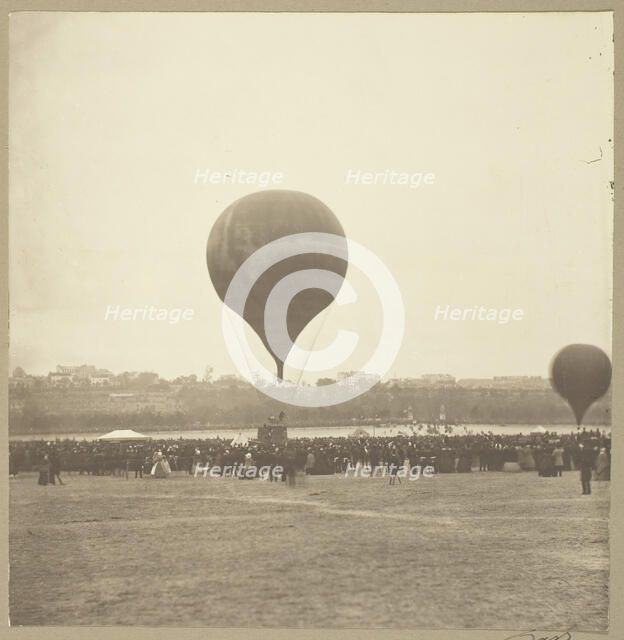 Le Geant, Champ de Mars, October 18, 1863, probably printed 1880/89. Creator: Nadar.