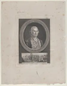 Le Général Washington, Commendant en Chef des Armées Americaines, né en Virginie en 173..., 1783-86. Creator: Unknown
