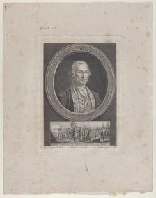 Le Général Washington, Commendant en Chef des Armées Americaines, né en Virginie en 173..., 1783-86. Creator: Unknown