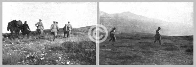 'Le general de Castelnau a Salonique; a travers la plaine et les hauteurs de Macadoine..., 1916. Creator: Unknown.