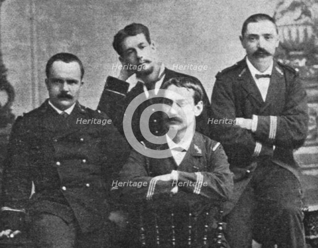 'Le general Gallieni; Le jeune capitaine Gallieni, en 1881, revenant de sa mission..., 1881. Creator: J. Sereni.