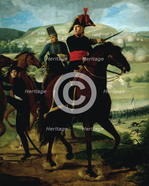 Le général Louise-Marie Turreau (1756-1816), lors de l'affaire de Gravière (8 prairial, an..., c1800 Creator: Louis Hersent.