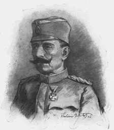 Le general Petar Bolovitch, successeur du voivode Putni 1916. Creator: Vladimir Betzitch