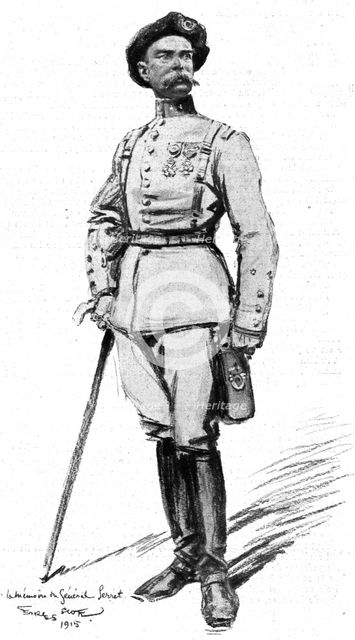 ''Le general Serret.',1915. Creator: Unknown.