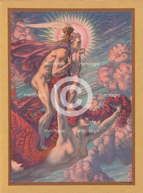Le Génie Vainqueur (The victorious genius), 1900s. Creator: Jean Delville.